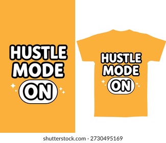 Hustenmodus auf Typografie T-Shirt-Design, Vektorgrafik