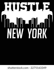 Hustle New York t-shirt design
