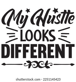 Hustle SVG Design Vector File.