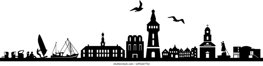 Husum Skyline Landscape