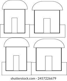 hut area eps illustrator 10