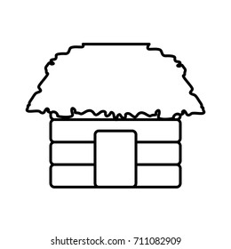 Hut house building