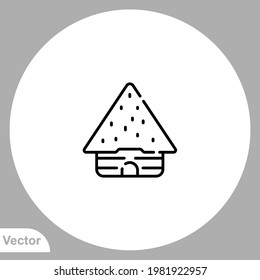 Hut icon sign vector,Symbol, logo illustration for web and mobile