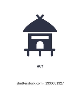 hut icon. Simple element illustration from africa concept. hut editable symbol design on white background. Can be use for web and mobile.
