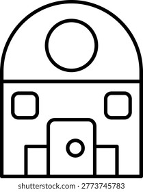 Hut Icon Vector Element line icon design vector icons