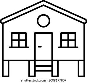 Hut icon vector image. Can also be used for web apps, mobile apps and print media.