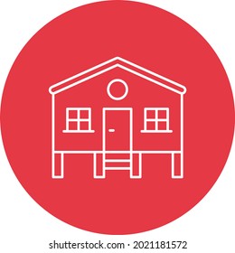 Hut icon vector image. Can also be used for web apps, mobile apps and print media.