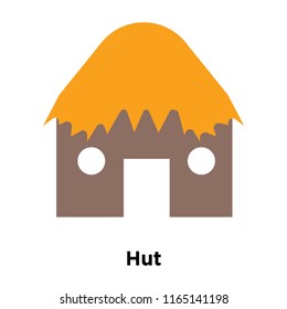 Hut icon vector isolated on white background, Hut transparent sign , historical stone age symbols