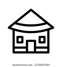 Hut Icon Vector Symbol Design Illustration