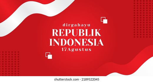 Hut Republik Indonesia 17 Agustus Vector Stock Vector (Royalty Free ...