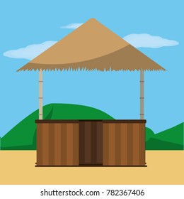 Hut and summer design