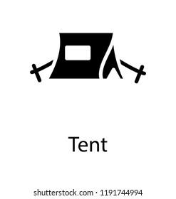 A hut type tent with front opening for outdoor stay depicting camping in inflatable camp 