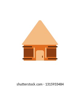 hut wood storage, safari icon. Element of color African safari icon. Premium quality graphic design icon. Signs and symbols collection icon for websites, web design