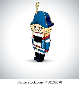 Hutcracker vector illustration in cartoon style isolation from the background