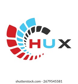 HUX letter design. HUX letter technology logo design. HUX Monogram logo design for an entrepreneur and business