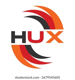 HUX letter design. HUX letter technology logo design. HUX Monogram logo design for an entrepreneur and business