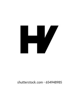 hv letter logo