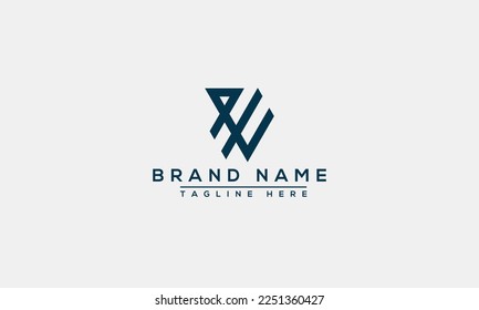 HV logo Design Template Vector Graphic Branding Element.
