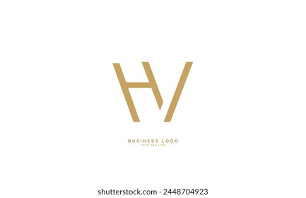 HV, VH, H, V, Abstrakte Buchstaben Logo Monogramm