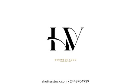 HV, VH, H, V, Abstract Letters Logo Monogram