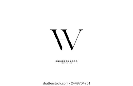 HV, VH, H, V, Abstract Letters Logo Monogram