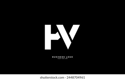 HV, VH, H, V, Abstract Letters Logo Monogram