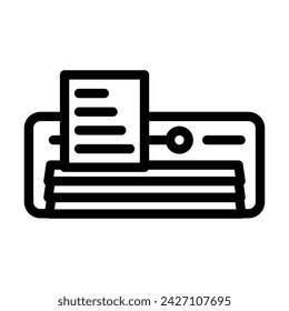 vector de icono de línea de eficiencia energética hvac. signo de eficiencia energética hvac. símbolo de contorno aislado ilustración negra