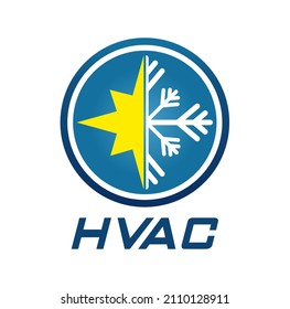 HVAC logo design illustration vector eps format , suitable for your design needs, logo, illustration, animation, etc.