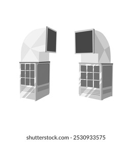 Ilustração do vetor da unidade externa HVAC