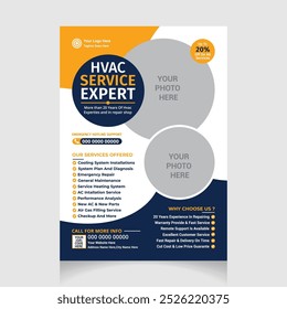 HVAC Repair and Maintenance Flyer
template