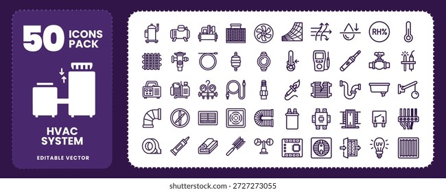Sistema de calefacción, ventilación y aire acondicionado Icon Pack