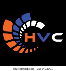 HVC letter design. HVC letter technology logo design. HVC Monogram logo design for an entrepreneur and business