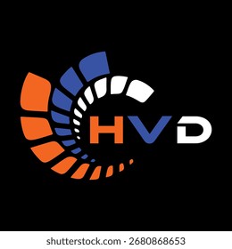 Diseño de letra HVD. Diseño de logotipo de tecnología de letras HVD. HVD Monogram diseño de logotipo para un empresario y negocio