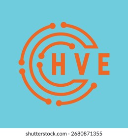 HVE letter design. HVE letter technology logo design. HVE Monogram logo design for an entrepreneur and business