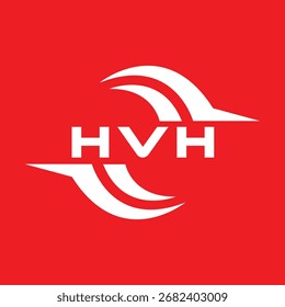 HVH letter design. HVH letter technology logo design. HVH Monogram logo design for an entrepreneur and business