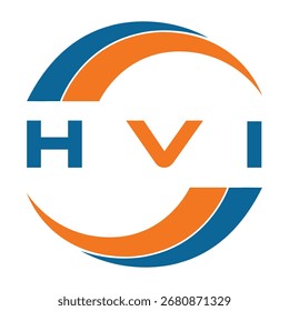 Diseño de la letra HVI. Diseño de logotipo de tecnología de letras HVI. Diseño del logotipo del monograma del VIH para un empresario y un negocio