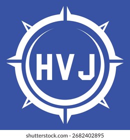 HVJ letter design. HVJ letter technology logo design. HVJ Monogram logo design for an entrepreneur and business