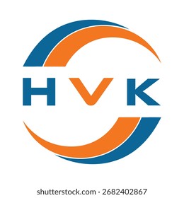 HVK letter design. HVK letter technology logo design. HVK Monogram logo design for an entrepreneur and business