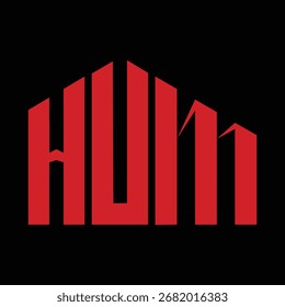 Diseño de carta HVM. Diseño de logotipo de tecnología de letras HVM. Diseño del logotipo de HVM Monogram para un emprendedor y una empresa