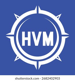 Diseño de carta HVM. Diseño de logotipo de tecnología de letras HVM. Diseño del logotipo de HVM Monogram para un emprendedor y una empresa