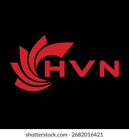 Diseño de carta HVN. Diseño de logotipo de tecnología de letras HVN. HVN Diseño de logo Monogram para un emprendedor y negocio