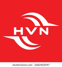 HVN letter design. HVN letter technology logo design. HVN Monogram logo design for an entrepreneur and business