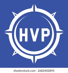 Diseño de carta HVP. Diseño de logotipo de tecnología de letras HVP. HVP Diseño de logotipo de monograma para un emprendedor y negocio