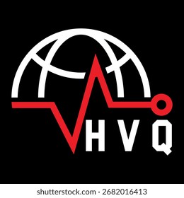 Diseño de carta HVQ. Diseño de logotipo de tecnología de letras HVQ. HVQ Monogram diseño de logotipo para un empresario y negocio