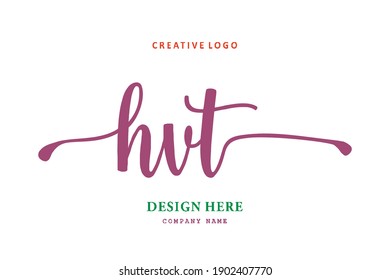 HVT lettering logo is simple, easy to understand and authoritative