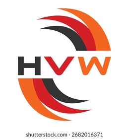 HVW letter design. HVW letter technology logo design. HVW Monogram logo design for an entrepreneur and business