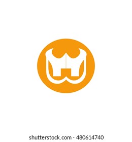 hw letter vector logo
