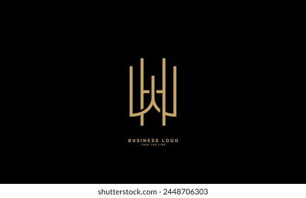 HW, WH, H, W, Abstract Letters Logo Monogram