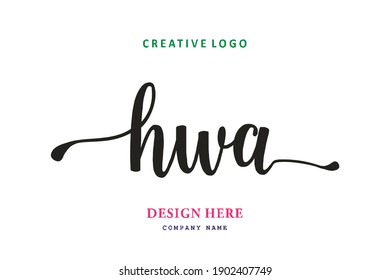 El logotipo de la inscripción de HWA es sencillo, fácil de entender y autorizado