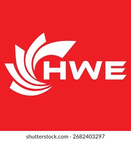 HWE letter design. HWE letter technology logo design. HWE Monogram logo design for an entrepreneur and business